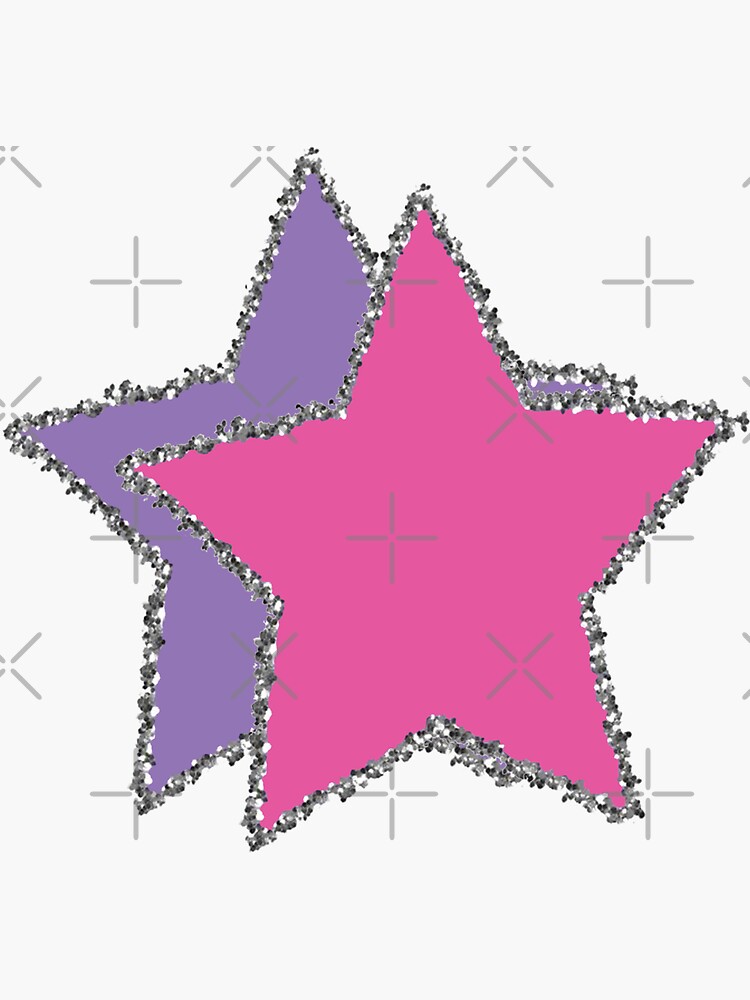 Pink Stars Sticker for Sale by sydneyw31  Preppy stickers, Star stickers,  Pink stars