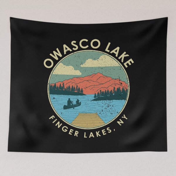 Item preview, Finger Lakes NY New York Owasco Lake graphic designed and sold by jakehughes2015.