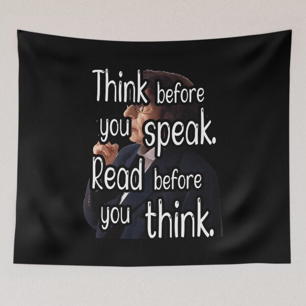 Item preview, Fran Lebowitz Think Before You Speak. Read Before You Think. Quote, T-Shirt designed and sold by MoradovT-shirt.