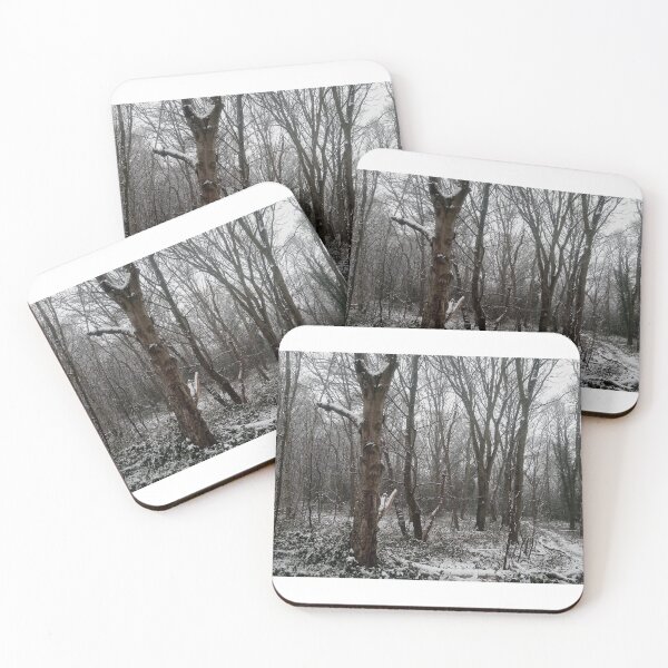 Item preview, Snowy Winter Woods Landscape designed and sold by ChibiKolossus.