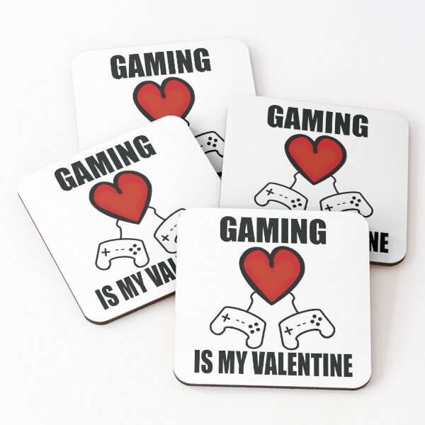Item preview, Gaming is my Valentine - White  designed and sold by BusyMonkeys.