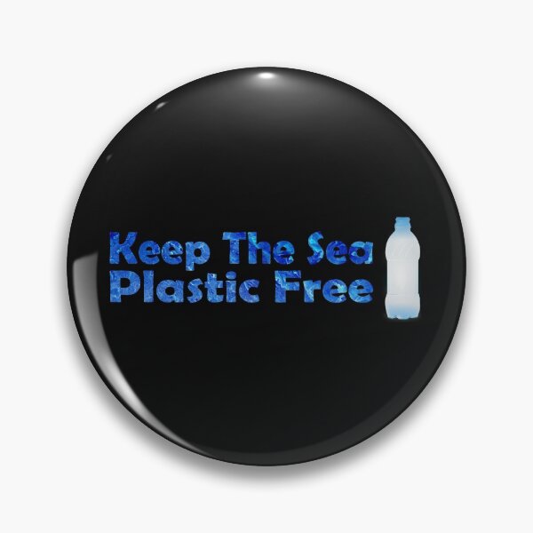 Item preview, Keep The Sea Plastic Free Essential Sticker designed and sold by Love2MakeArt.