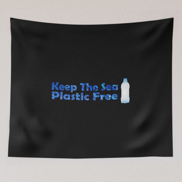 Item preview, Keep The Sea Plastic Free Essential Sticker designed and sold by Love2MakeArt.
