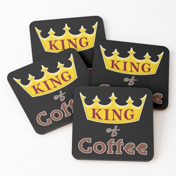 Item preview, King of Coffee funny Java Bean Caffeine Lover. designed and sold by MAXXEXCHANGE.