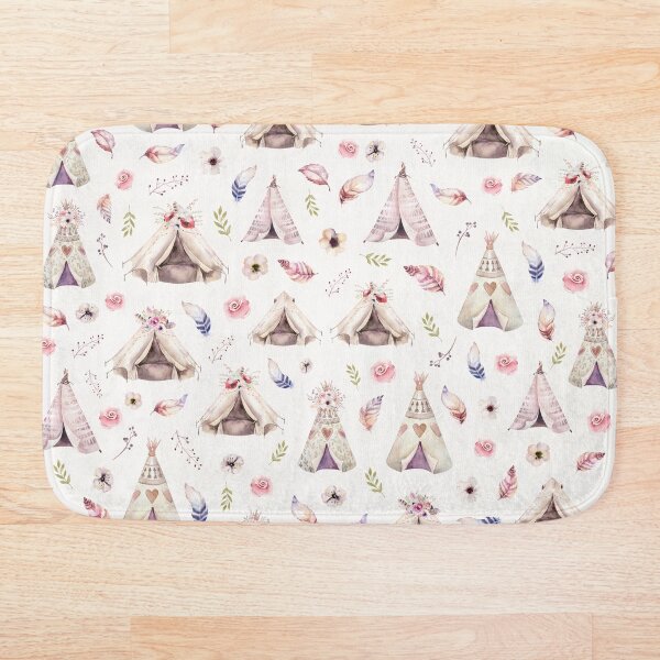 Item preview, Cute Native American Village designed and sold by CrossVersion.
