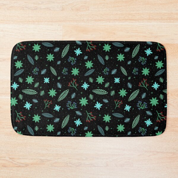 Item preview, Plant pattern | winter | pattern | folk | black designed and sold by Betti-Wolf.