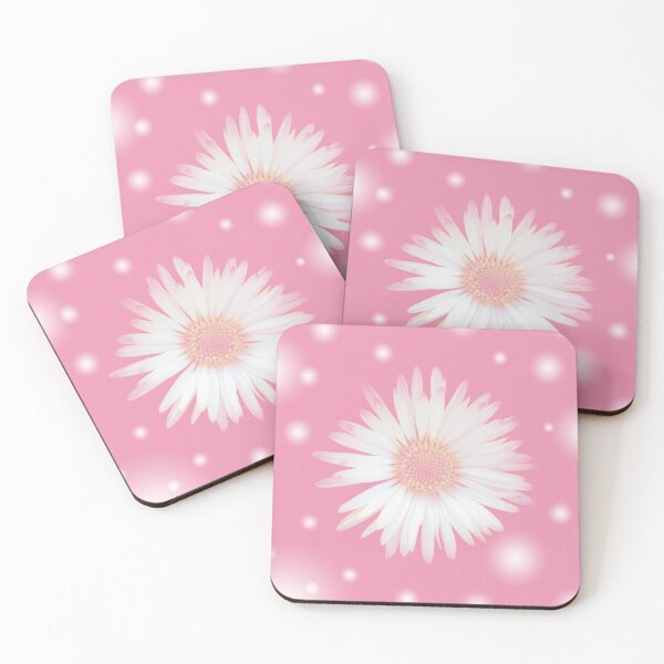 Item preview, Romantic daisy on delicate pink designed and sold by MarionsArt.