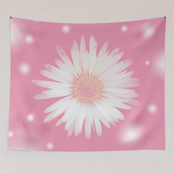 Item preview, Romantic daisy on delicate pink designed and sold by MarionsArt.