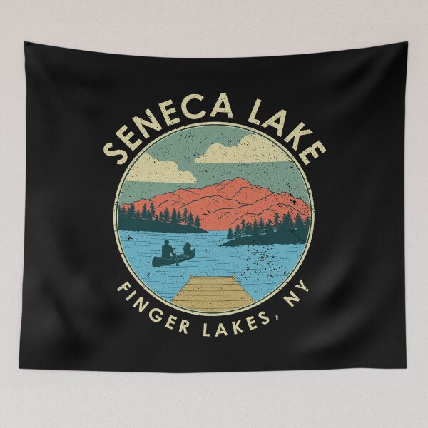 Item preview, Finger Lakes NY New York Seneca Lake print designed and sold by jakehughes2015.