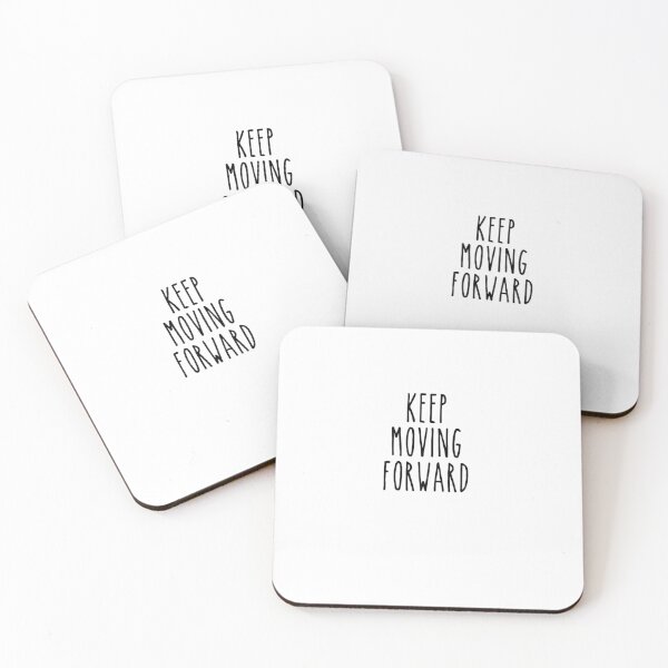 Item preview, Keep Moving Forward Quote Inspirational Minimalist Design designed and sold by BookGeekNJ.