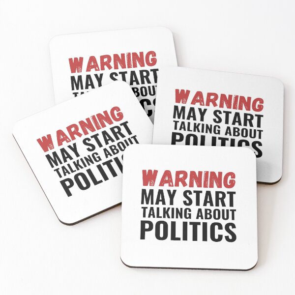 Aperçu de l'œuvre L'avertissement peut commencer à parler de politique drôle créée et vendue par happyshopg.