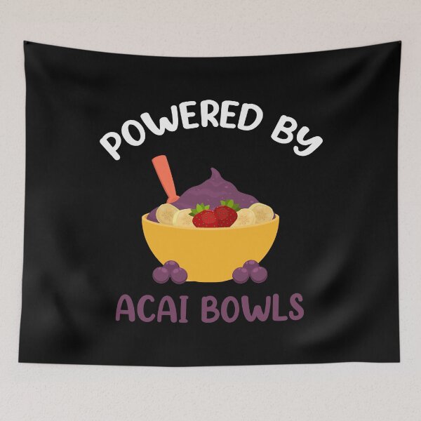 Item preview, Powered by Acai Bowls Brazilian Smoothie print designed and sold by jakehughes2015.