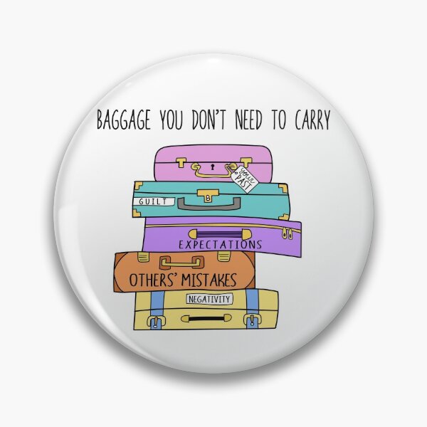 Item preview, Baggage you don't need to carry art designed and sold by AznavourByKarin.