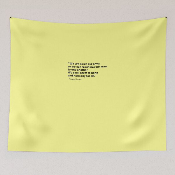 Item preview, Amanda Gorman’s inauguration poem ‘The Hill We Climb’ designed and sold by SerenaMinimal.