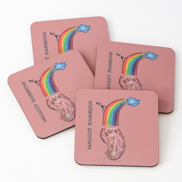 Item preview, MAGGOT RAINBOW by FrankenDuo dirty pink designed and sold by FrankenDuo.