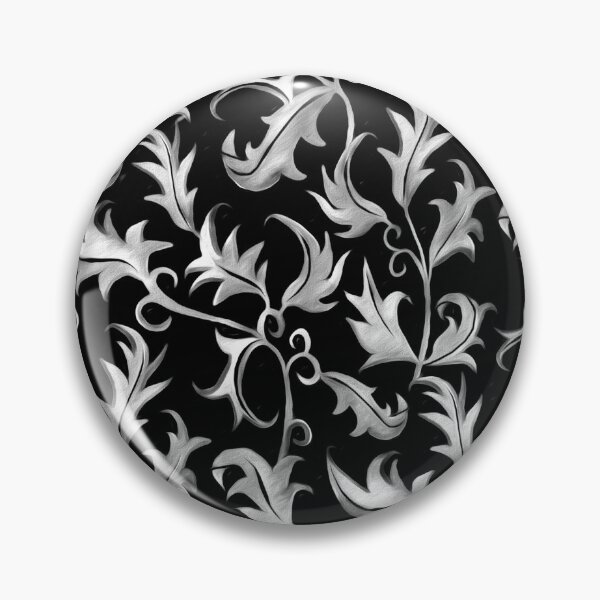 Item preview, Hand Painted Art Nouveau Vines - Moody Velvet  designed and sold by TigaTiga.