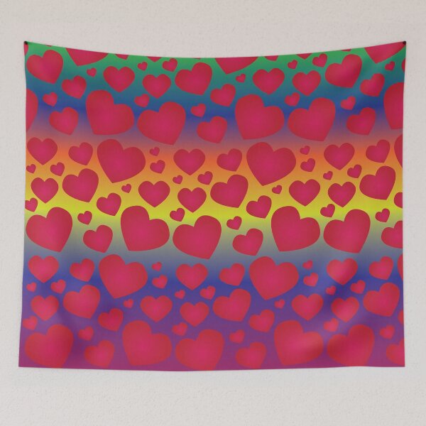 Item preview, Colorful Hearts Love designed and sold by ModernOUTFITS.