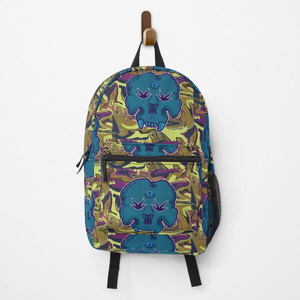 Item preview, Psychedelic blue skull designed and sold by TrivX.