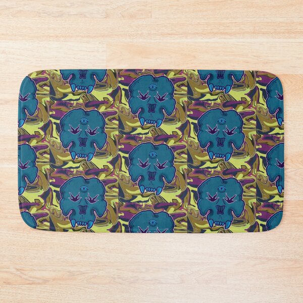 Item preview, Psychedelic blue skull designed and sold by TrivX.