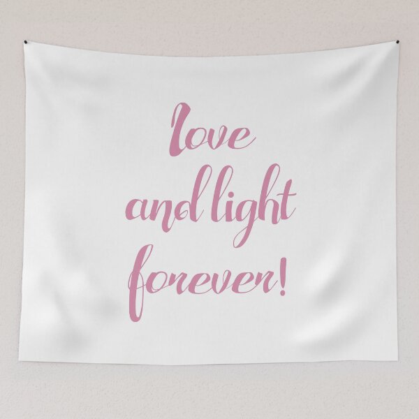 Item preview, Love and light forever! Pink designed and sold by Lightworkeer78.