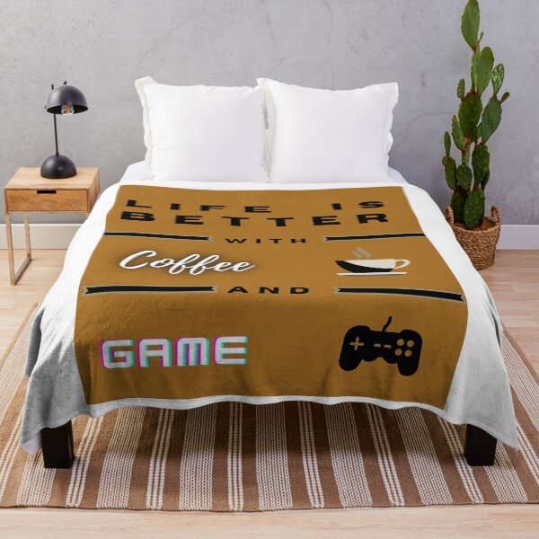 Item preview, life is better with coffee and game designed and sold by vishkhatri.
