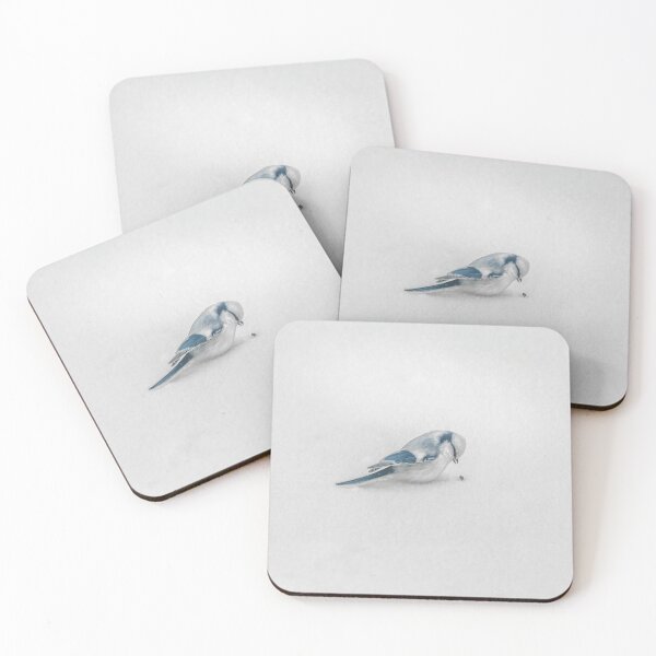 Item preview, Azure tit at snow designed and sold by Svetlana Korneliuk.