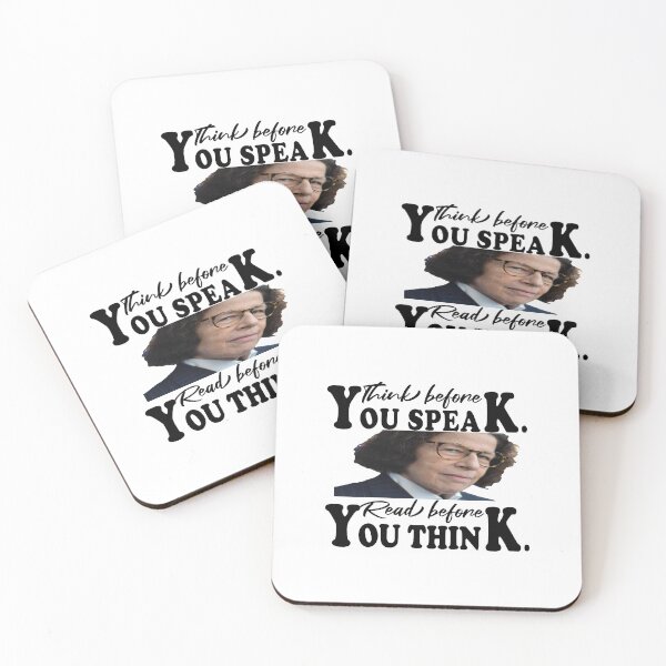Item preview, Fran Lebowitz Think Before You Speak. Read Before You Think. Quote, Stickers designed and sold by MoradovT-shirt.