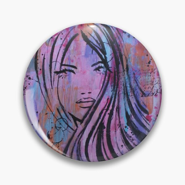Item preview, Abstract Pastel Lady designed and sold by artycraftylady.
