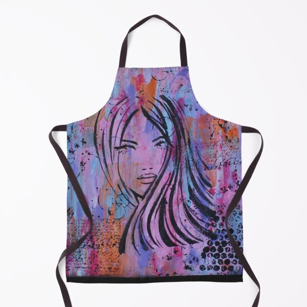 Item preview, Abstract Pastel Lady designed and sold by artycraftylady.