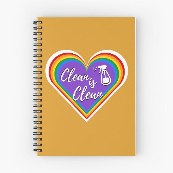 Item preview, Clean Is Clean Retro Valentine Spray Bottle Cleaning Lady Gifts designed and sold by SavvyCleaner.