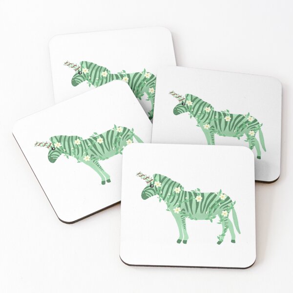 Item preview, Nature Zebra Unicorn designed and sold by daisyandlime.