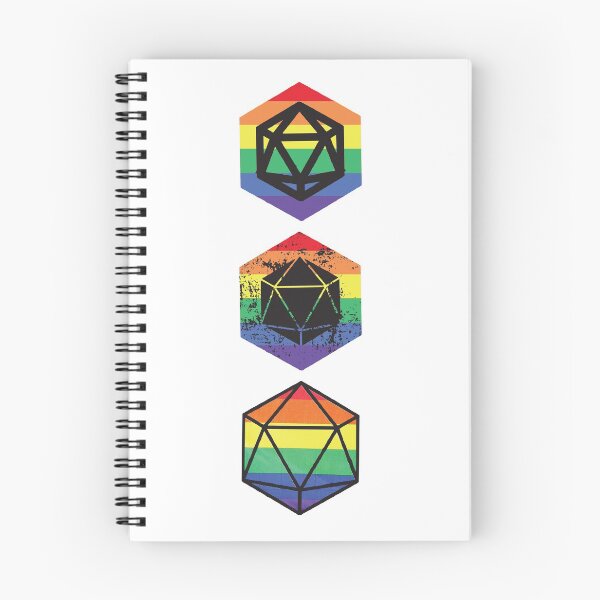 Artikelvorschau, Dungeons and Dragons Gay Pride Farben D20 entworfen und verkauft von NickiCollings.