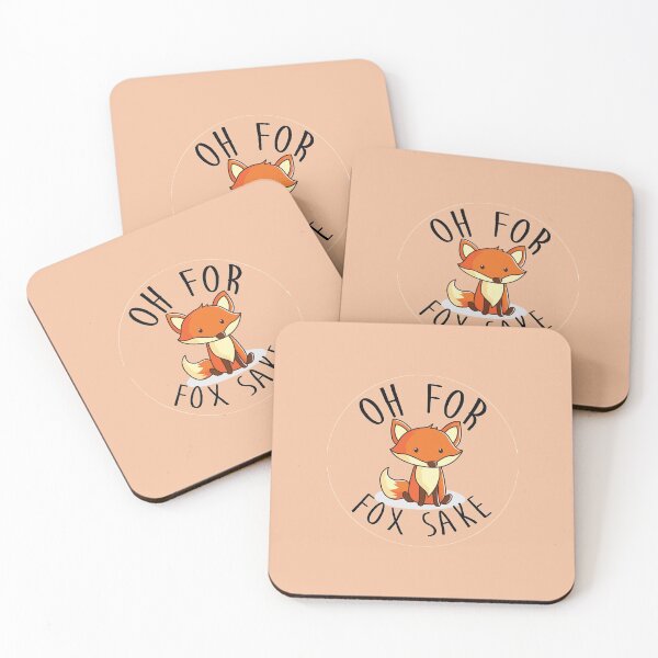 Item preview, Oh For Fox Sake Cartoon Pun designed and sold by 14Smith15.