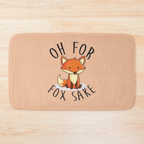Item preview, Oh For Fox Sake Cartoon Pun designed and sold by 14Smith15.
