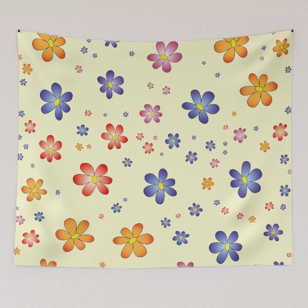 Aperçu de l'œuvre Fleurs de différentes couleurs vives créée et vendue par digoarpi.