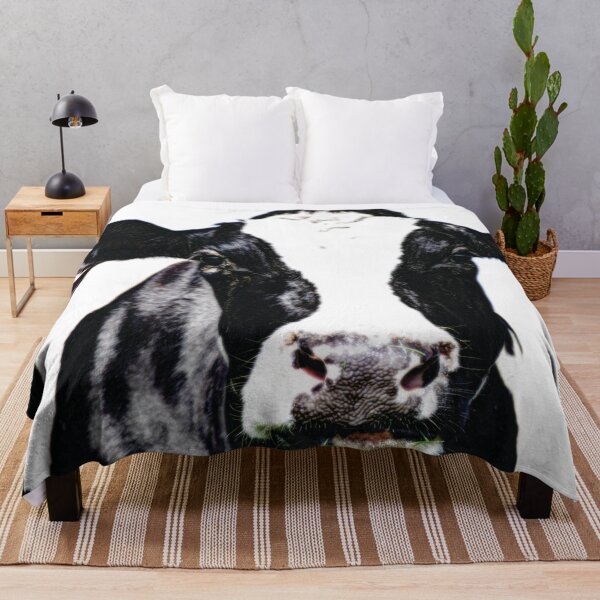 Item preview, Black and white cow in the meadow designed and sold by hendrikjan1958.