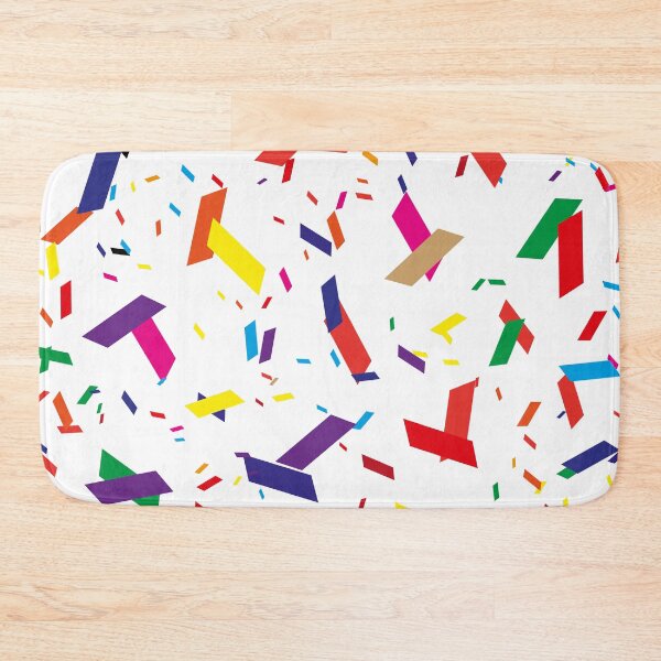 Item preview, Different color parallelogram confetti designed and sold by digoarpi.