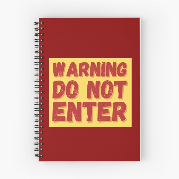 Item preview, Warning Do Not Enter Sign designed and sold by happyshopg.