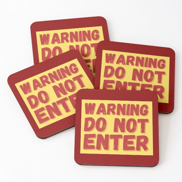 Item preview, Warning Do Not Enter Sign designed and sold by happyshopg.