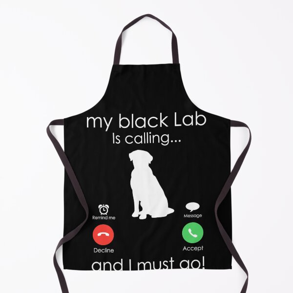 Item preview, Black Labrador is Calling. Funny Dog Owner Gift designed and sold by majuga.