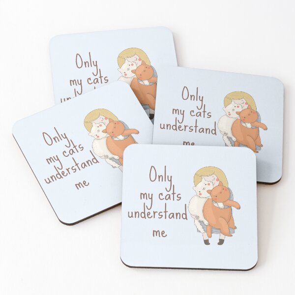 Item preview, Only my cats understand me designed and sold by Nesro34.