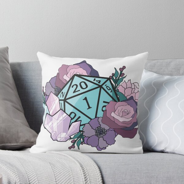 Item preview, Dungeons and Dragons Pastel Flowers D20 Dice designed and sold by NickiCollings.