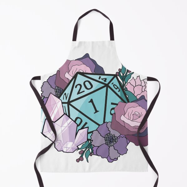 Item preview, Dungeons and Dragons Pastel Flowers D20 Dice designed and sold by NickiCollings.