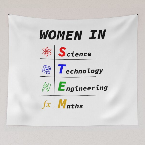 Item preview, Women In STEM, Women In Tech, Woman in Science Technology Engineering Mathematics designed and sold by Max-Wear.