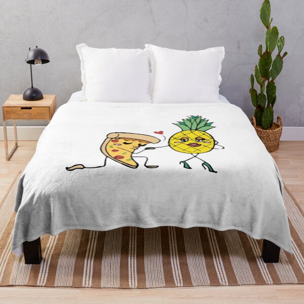 Item preview, Funny Pineapple Hawaiian Pizza Valentines designed and sold by OnPurposeMarket.