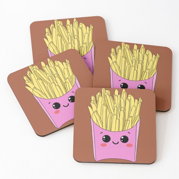 Item preview, Fries Pink Kawaii French Fries  designed and sold by MotePeplot.