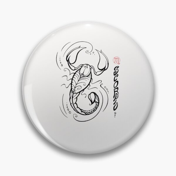 Item preview, Scorpio Zodiac Sign Horoscope Scorpion Birthday Gift designed and sold by ElenoraDavis.