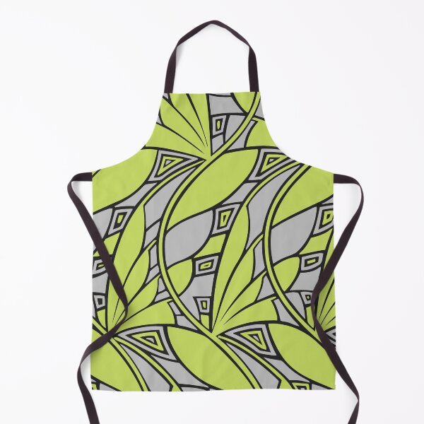 Item preview, Modern art nouveau tessellations green and gray designed and sold by aapshop.