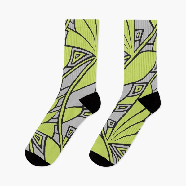 Item preview, Modern art nouveau tessellations green and gray designed and sold by aapshop.