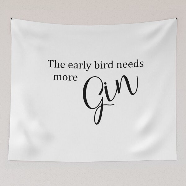 Item preview, The early bird needs more gin designed and sold by newtralic.